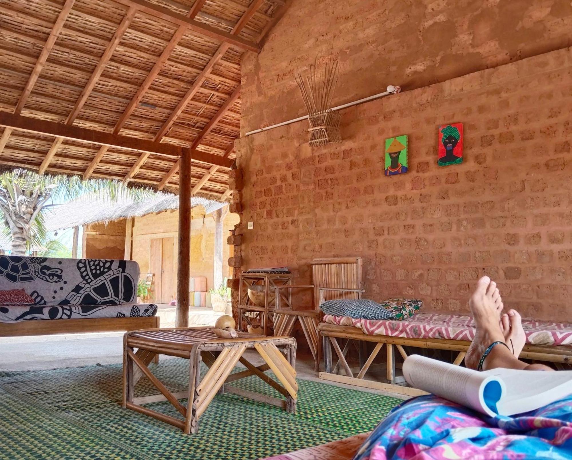 Nguel Du Saloum - Chez Abdou Et Mar Hotel Mar Lodj Bagian luar foto